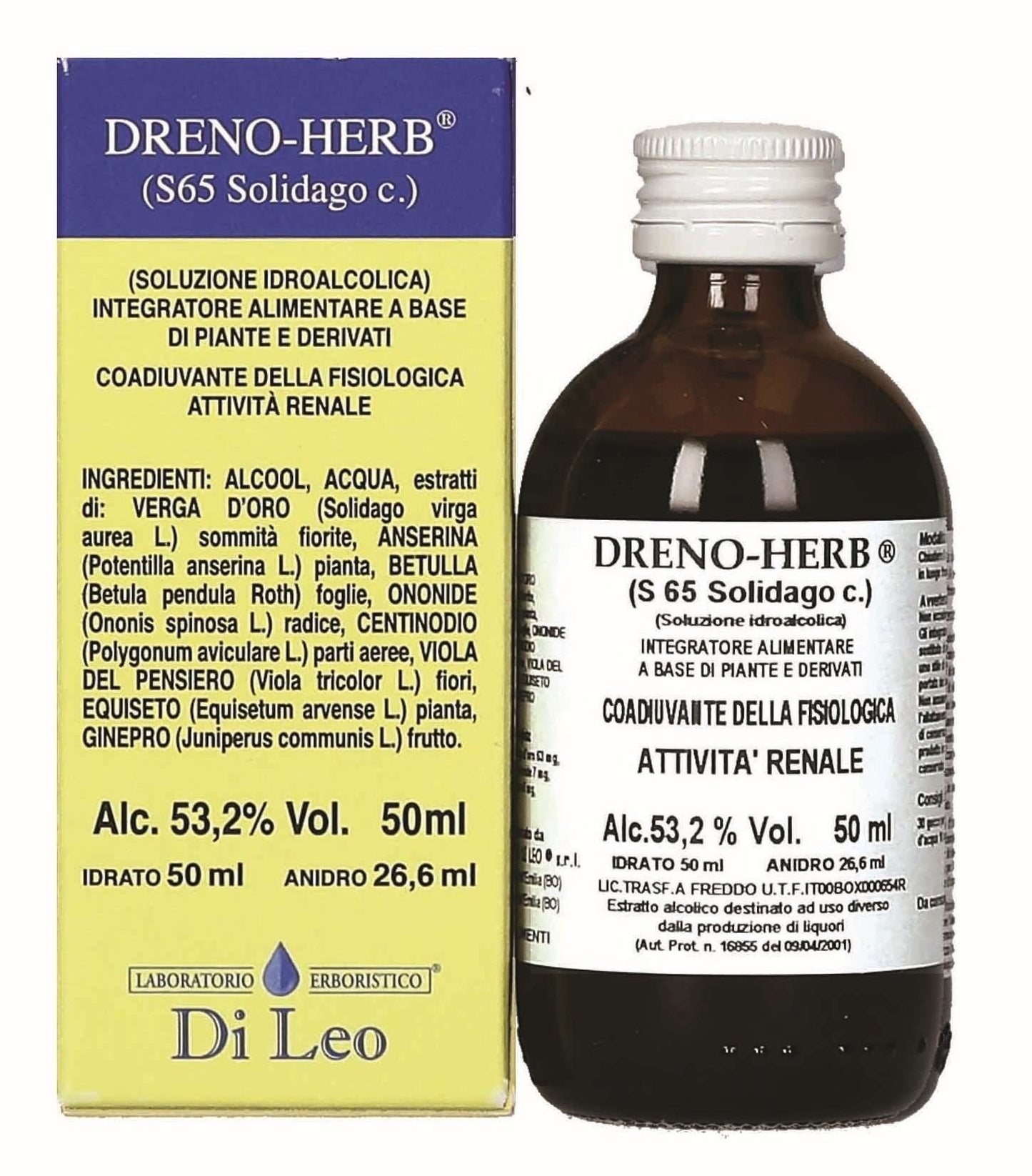 Dreno-Herb® (S65 Solidago c.) – 50ml LABORATORIO ERBORISTICO DI LEO