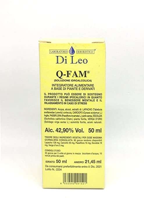 Q- Fam ® Di Leo – 50 ml LABORATORIO ERBORISTICO DI LEO