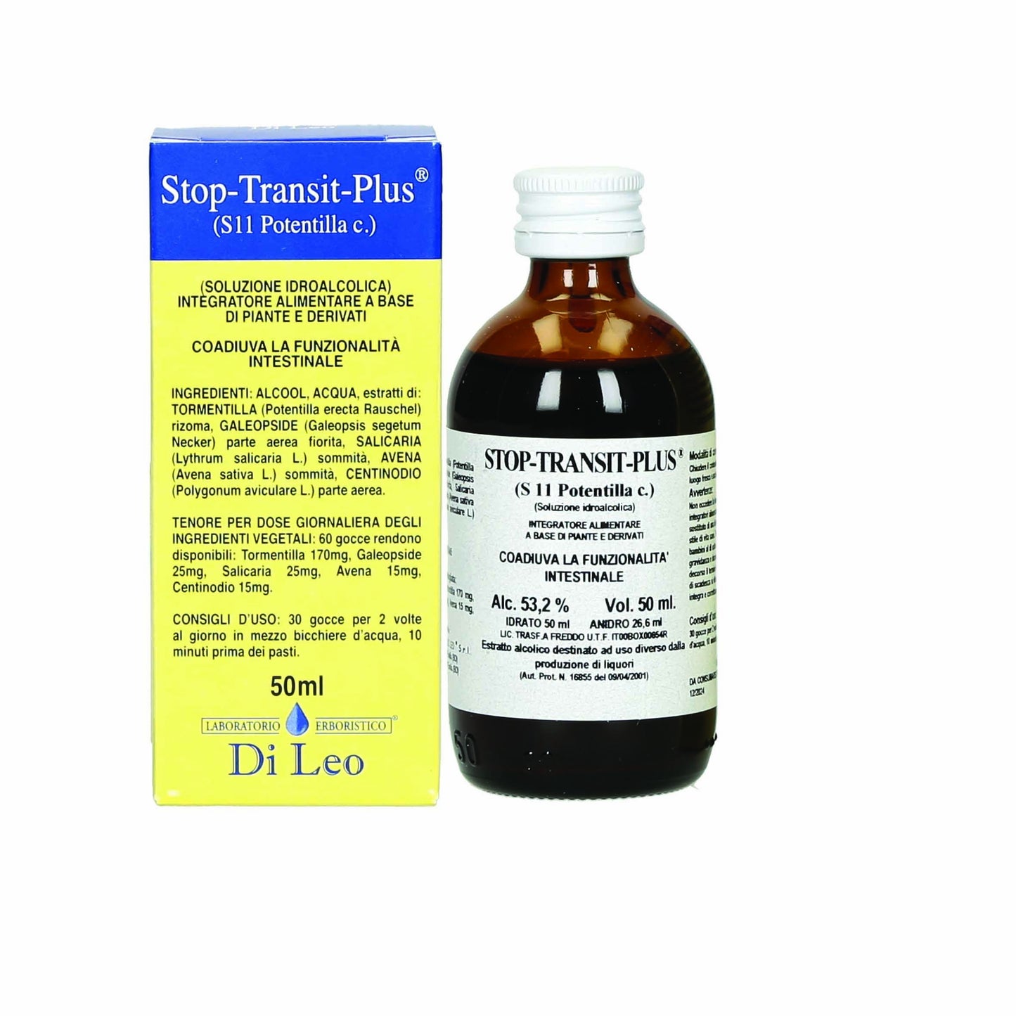 Stop-Transit-Plus® (S11 Potentilla c.) – 50ml LABORATORIO ERBORISTICO DI LEO