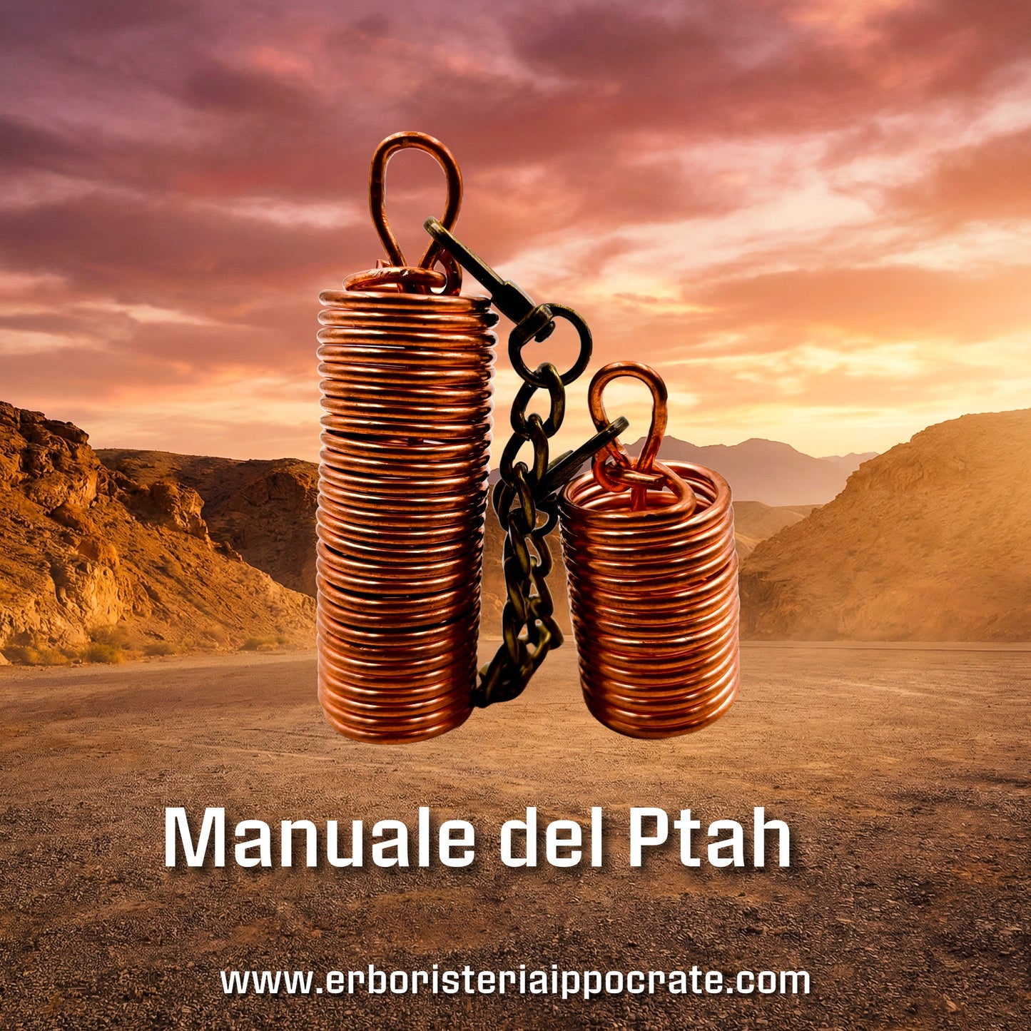 Pendolo Ptah in Rame