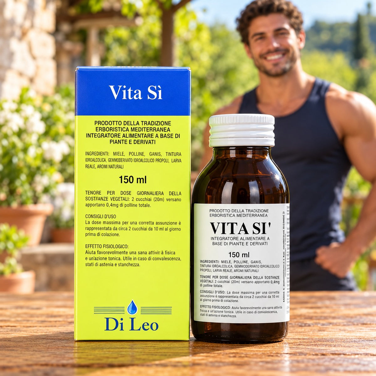 Vita Sì 150 ml Laboratorio Erboristico Di Leo – flacone e confezione | Erboristeria Ippocrate