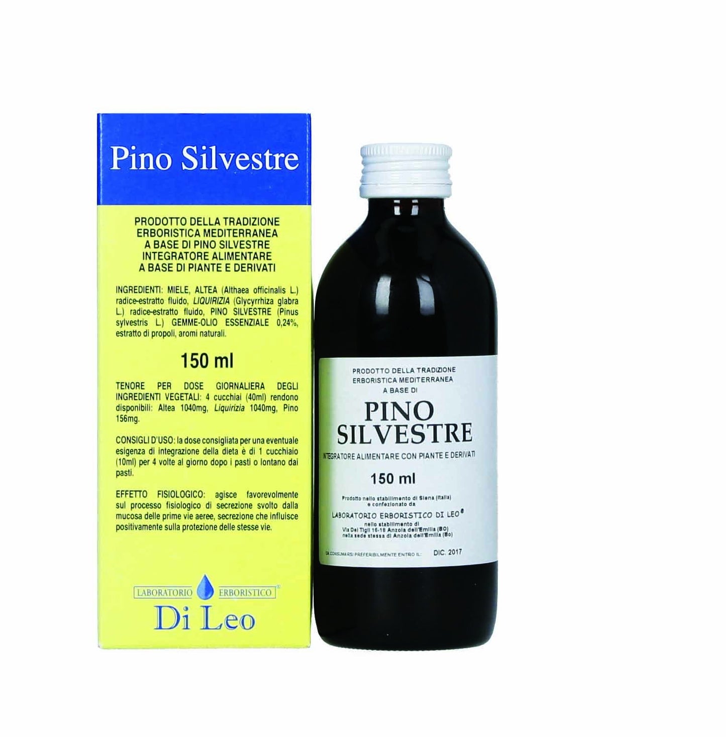 Pino Silvestre – Sciroppo 150 ml  LABORATORIO ERBORISTICO DI LEO   