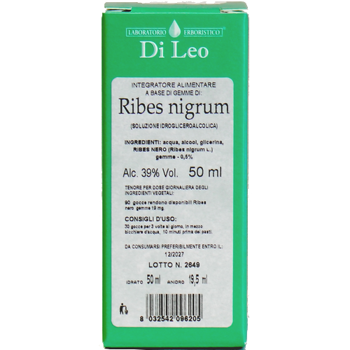 Ribes Nigrum – 50 ml  LABORATORIO ERBORISTICO DI LEO   
