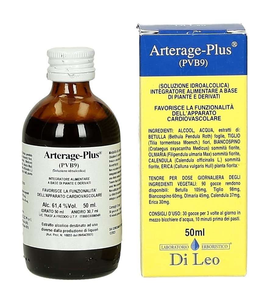 Arterage-Plus® - 50 ml Prodotti Erboristici LABORATORIO ERBORISTICO DI LEO   