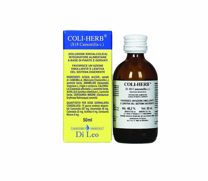 Coli-Herb® Di Leo (S18 Camomilla c.) – 50ml Prodotti Erboristici LABORATORIO ERBORISTICO DI LEO   