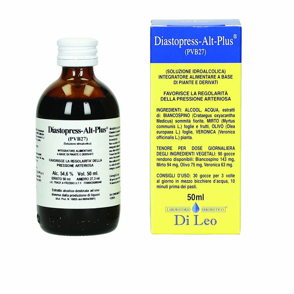 Diastopress-Alt-Plus® Di Leo (PVB27) – 50ml Prodotti Erboristici LABORATORIO ERBORISTICO DI LEO   