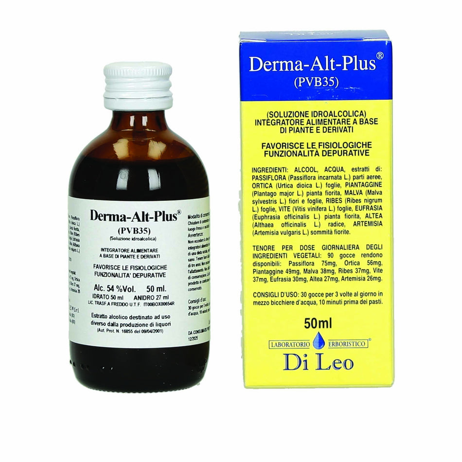 Derma-Alt-Plus® Di Leo (PVB35) – 50ml Prodotti Erboristici LABORATORIO ERBORISTICO DI LEO   