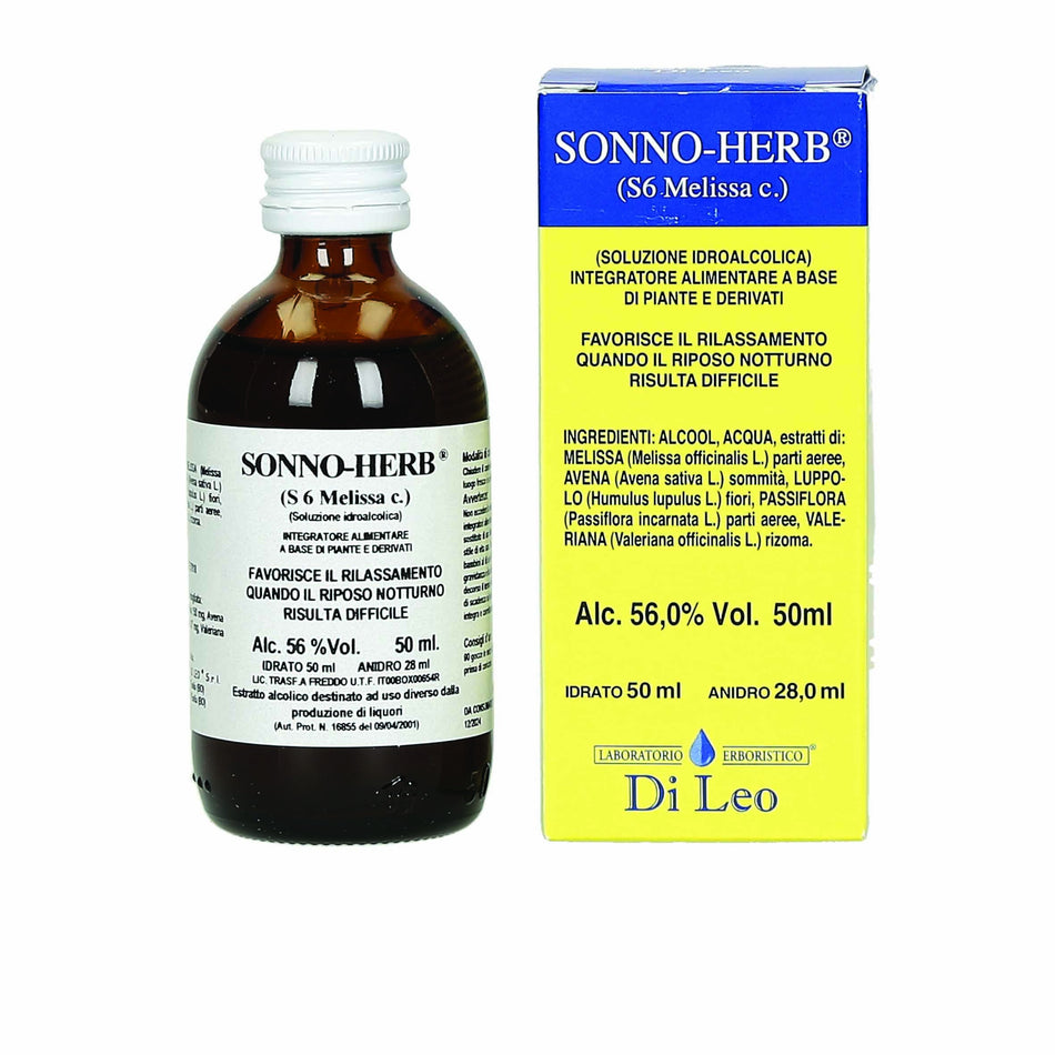 Sonno-Herb® Di Leo (S6 Melissa c.) – 50ml  LABORATORIO ERBORISTICO DI LEO   