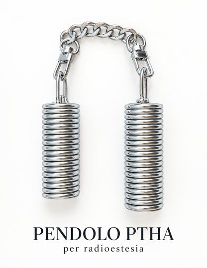 Pendolo Ptah in Alluminio Puro – doppia bobina 27 cm | Erboristeria Ippocrate