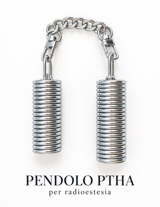 Pendolo Ptah in Alluminio Puro – doppia bobina 27 cm | Erboristeria Ippocrate