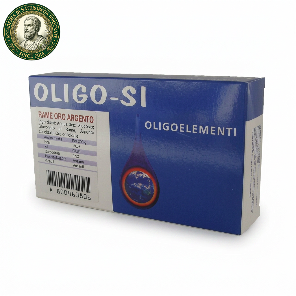 Oligoelementi Rame-Oro-Argento Oligo-Sì – Erboristeria Ippocrate