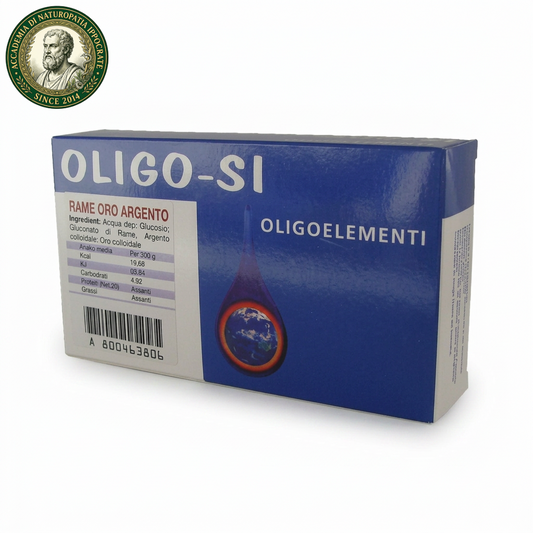 Oligoelementi Rame-Oro-Argento Oligo-Sì – Erboristeria Ippocrate