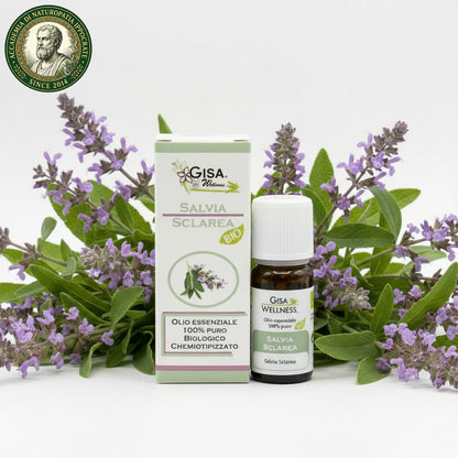 Olio essenziale di Salvia Sclarea BIO – Erboristeria Ippocrate