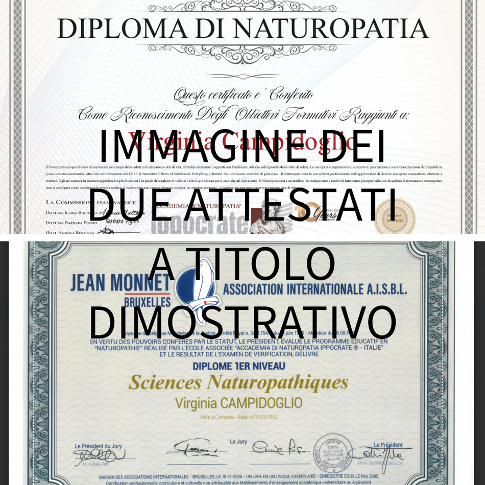 ATTESTATI NATUROPATIA