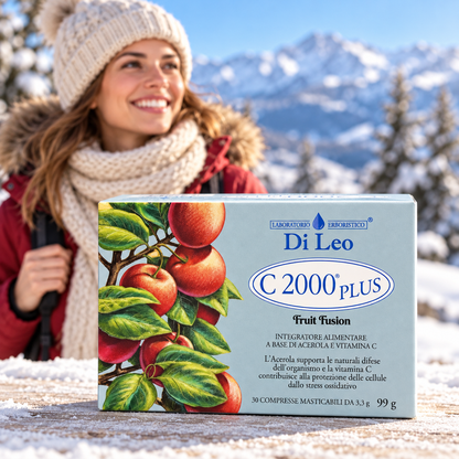 C 2000 Plus Fruit Fusion Laboratorio Erboristico Di Leo – 30 compresse masticabili a base di Acerola e vitamina C