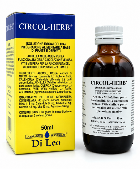 Circol-Herb Di Leo 50ml – Integratore erboristico per la circolazione venosa | Erboristeria Ippocrate